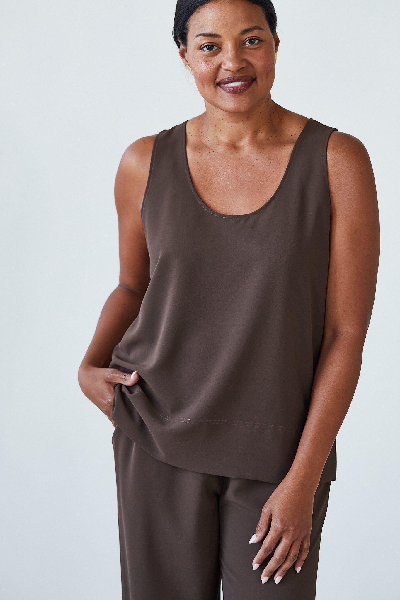 The All Day Tank in Venture Stretch